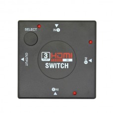 1Pcs Mini 3 Port HDMI Switch Switcher HDMI Splitter HDMI Port for HDTV 1080P Vedio
