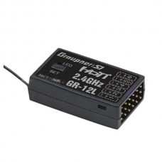 Graupner HOTT GR-12L 6 Channel 2.4GHz Receiver for MZ-10 5CH Transmitter