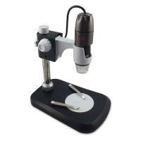 5MP Digital 1000X Magnifier Camera Endoscope USB Microscope 8 LED Lift Stander