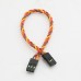 10PCS 26# 26AWG 60 Cores Flight Control Connection Cable Male to Male Servo Cable JR Flat Cable 15cm