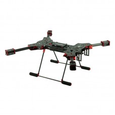 H4 1.6MM Board 680MM Wheelbase Double C Buckle Folding Carbon Fiber Quadcopter w/3K CF Landing Gear