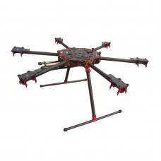 ATG-18-X6-820 18MM Arm Full Carbon Folding Hexacopter Kits for FPV Photography