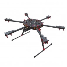 ATG-18-A6-680 18MM Arm Full Carbon Folding Hexacopter for FPV Photography