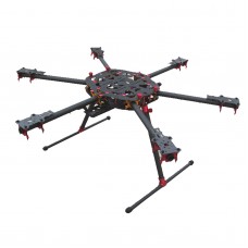 ATG-18-A6-820 18MM Arm Full Carbon Folding Hexacopter for FPV Photography