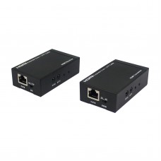 1080P HDMI Balun Extender Converter CAT5E/CAT6 Transmitter Receiver Dual IR Control 50m