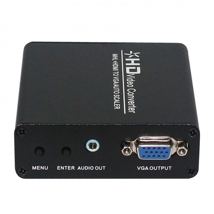 HDV337A MHL/HDMI to VGA Scaler Converter Box Free Shipping ThanksBuyer