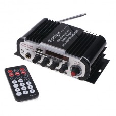 Kentiger Mini Stereo Power Amplifier USB SD FM Microphone Input 2CH RMS 20W+20W