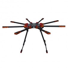 SAGA R8 Octacopter Carbon Fiber Umbrella Type Folding Frame Kits (Landing Gear Not Included)