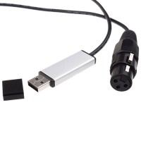 USB to DMX Interface Adapter DMX512 Computer Satge Lighting Controller Dimmer