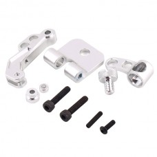 Universal FPV Silver CNC Aluminum Alloy FPV Monitor Mounting Bracket for Futaba DJI Transmitter