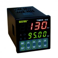 Sestos Digital Twin Timer Relay Time Delay Relay Switch 110-220V Black B2E