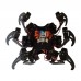 Aluminium Hexapod Spider Six 3DOF Legs Robot Frame Kit Fully Compatible with Arduino
