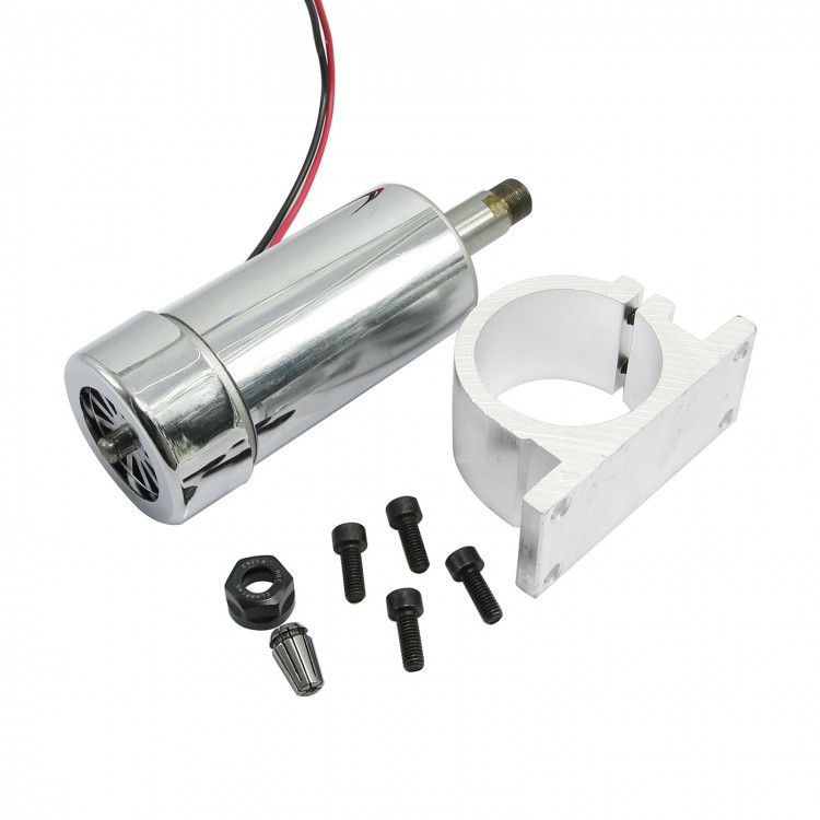 CNC 300W Spindle Motor with Mount bracket For Engraving Carving MILLING ...