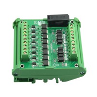 HSF08B  8 Band PLC Amplifier Board Protection Board Transistor Plate Output Board Photoelectrictiy Isolation Mitsubishi Siemens