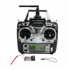 FS FlySky FS-T6 FS T6 2.4G Digital Proportional 6 Channels Transmitter & Receiver w/ LED Screen Mode 1/2