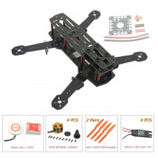 ZMR250 250mm Glass Fiber 4 Axis Mini Quadcopter + Naza Lite & DYS BE1806 & Hobbywing XRotor 10A Opto ESC