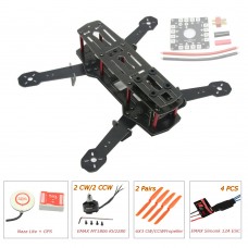 ZMR250 250mm Glass Fiber 4 Axis Mini Quadcopter + Naza Lite & EMAX MT1806 & EMAX Simonk 12A ESC