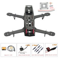 250mm Carbon Fiber 4 Axis Mini Quadcopter + Naza V2(GPS) & EMAX MT1806 & EMAX Simonk 12A ESC