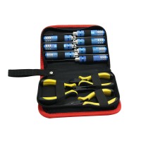 10 in1 Hex Screw Driver Pliers Tools Set for RC heli plane Car Align JR Futaba