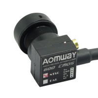 Aomway HD Mini 1/3'' CMOS FPV Camera 2.8 Lens Module 600TVL PAL JST Port