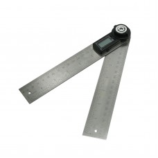 2-in1 Digital Angle Finder Meter Protractor Goniometer Ruler 200mm