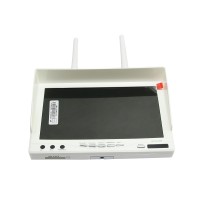 RC732-DVR 7 inch FPV Monitor Display 32CH Built in Battery SD Card DVR AIO for FPV Photography White