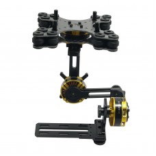 Aluminium Alloy Mini DSLR 3 Axis Brushless Gimbal FPV Camera Mount Frame Kit for NEX5/6/7 FPV Photography