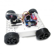 AS-4WD Ultrasonic Obstacle Avoidance Robot Kits Arduino 4WD Robot Platform Smart Car