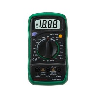 Mastech MAS830L Mini Handheld LCD Display Digital Multimeter DC Current Tester Backlight Data Hold Continuity Diode hFE Test