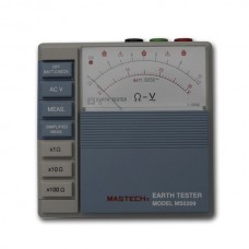 MASTECH MS5209 Pointer Ground Resistance Tester Analog Earth Resistance Tester Meter 10ohm to 1000ohms Low Power