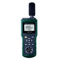 MASTECH MS6300 Digital Multifunction Environment Meter Temperature Humidity Sound Air Flow Meter luminometer Anemometer