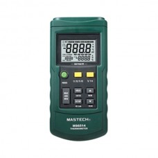 MASTECH MS6514 Dual Channel Digital Thermometer Temperature Logger Tester USB Interface 1000 Sets Data KJTERSN Thermocouple