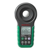 Mastech MS6612 Digital Luxmeter Illuminometer Light Meter Foot Candle Auto Range Peak 200000 Lux