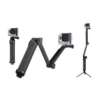 GoPro 3-way Monopod + Tripod + Grip Super Portable Magic Mount for GoPro Hero4 / 3+ / 3/ 2 SJ4000 / SJ5000