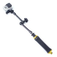 GoPro Self Shooting Rod for GoPro Hero4 / 3+ / 3/ 2 SJ4000 Waterproof 3-Way Adjusting Holder