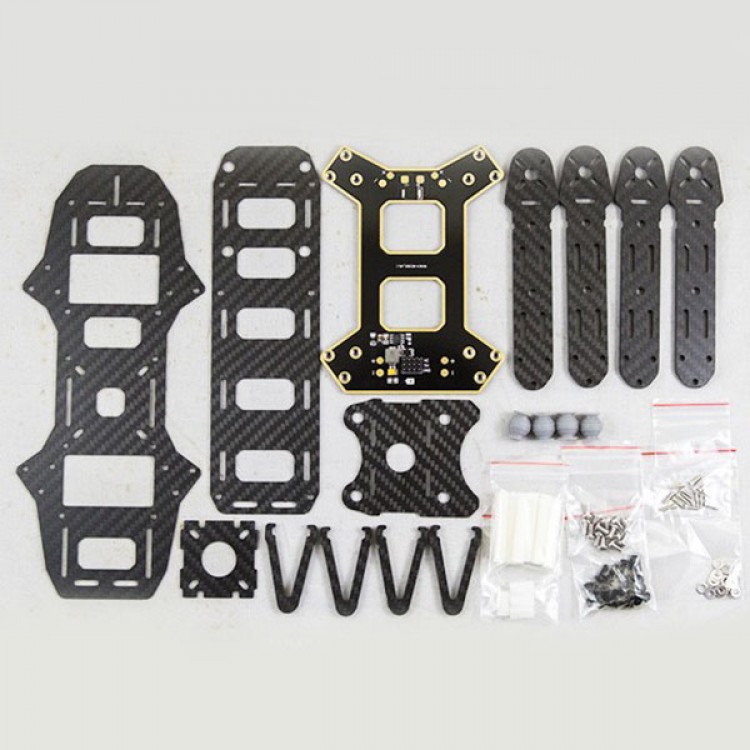 Mini QAV 320 Carbon Glass Fiber Quadcopter Frame Kits for FPV Photography Free Shipping