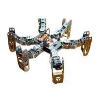 Metal Hexapod Spider RC Robot Frame Kits for Platform Research w/ Bluetooth Handle