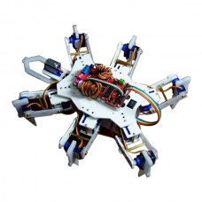 Plastic Hexapod Spider Mini Devlelopment Platform RC Robot Kits for Beginners