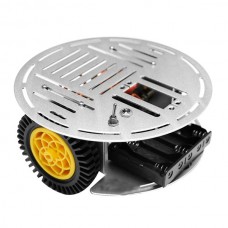 AS-2WD Car Aluminum Mobile Robot Arduino Mobile Platform Car Chassis