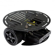 AS-2WD Car Aluminum Mobile Robot Motor Drive Mobile Platform Car Chassis