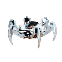 Plastic Hexapod Spider Mini Devlelopment Platform RC Robot Kits Enhanced Version for Beginners