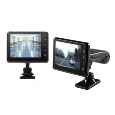  3..5 inch HD Dual Camera Video Taping 3 in 1 Wireless Video Backing Car DVR