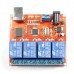 Free Drive 4 Channel 12V USB Relay Module for Computer Intelligent Control Switch