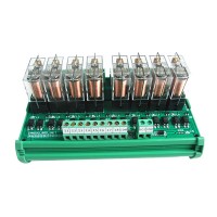 8 Channel Relay Module Drive Board Amplifier Board PLC 3.3V 5V 12V 24V