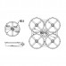 UFO280 Quadcopter Flying Disc PA66+Glass Fiber for FPY Photography