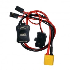 15A Dual Channel Output Large Current Switch XT60 Plug for High Pressure Servo Receiver