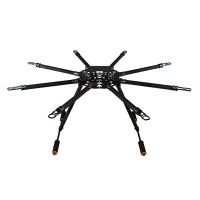 FC X8-1050 1050mm 8-Axis Manual Folding FPV Octocopter Carbon Fiber Multi-rotor w/ Landing Gear