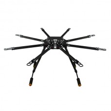 FC X8-1050 1050mm 8-Axis Manual Folding FPV Octocopter Carbon Fiber Multi-rotor w/ Landing Gear