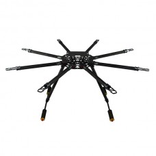 FC X8-1050 8-Axis Auto Folding FPV Octocopter Carbon Fiber Multi-rotor Frame Kit w/ Landing Gear