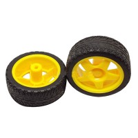 2PCS Smart Car Chassis R2 Robot Motor Wheel Tracking Obstacle Avoidance for Car Competition